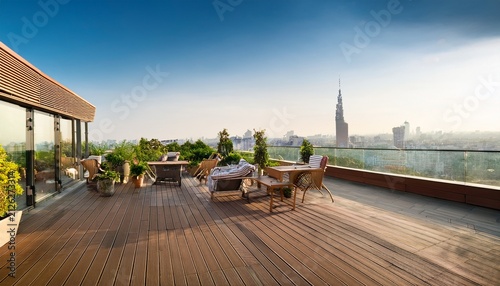 premium urban terrace designed for relaxation