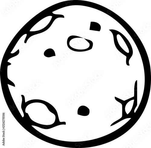 Planet and Space Icon PNG Isolated on Transparent Background
