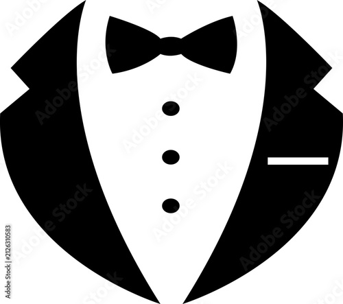 Formal Tuxedo Suit Icon