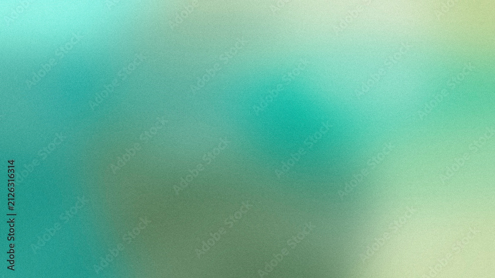 Obraz premium A tranquil abstract gradient shifts between teal and pale green with soft misty blur, ideal for serene backgrounds, UI, branding, and creative layouts.