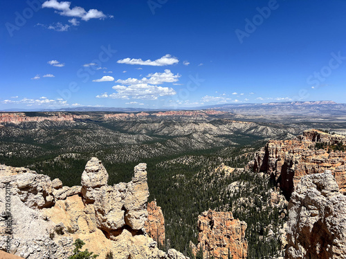 Fotografie Hoodoo rock formations at Bryce Canyon