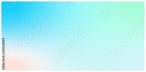 Abstract Gradients Vibrant Pastel Blue Cyan Green Grainy Texture Background