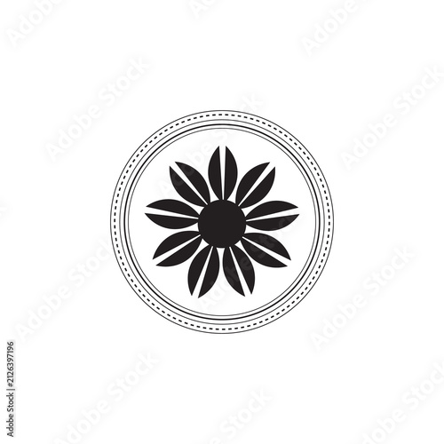 Vector illustration of an abstract floral background