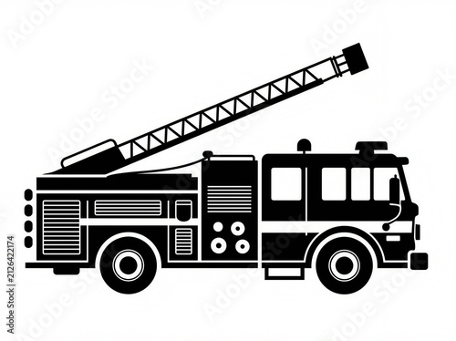 fire truck vector 