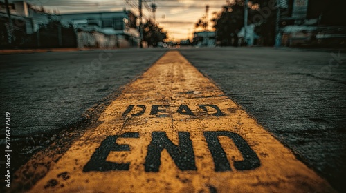 Dead End: Urban Street Perspective