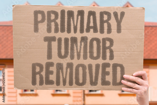 Fotografie "Primary Tumor Removed" Surgical treatment for localized breast disease