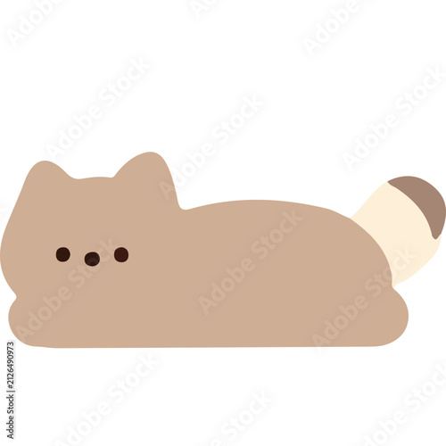 Minimalist Cute Simple Cats SVG Vector