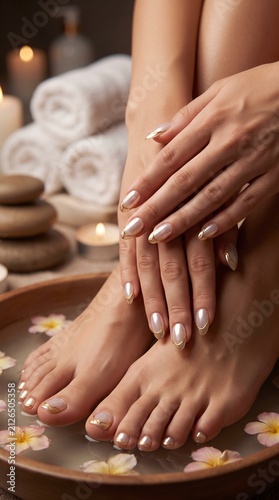hands of a woman