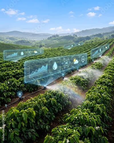 AI Controlled Smart Irrigation in Coffee Plantation.