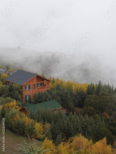 house in the mountains