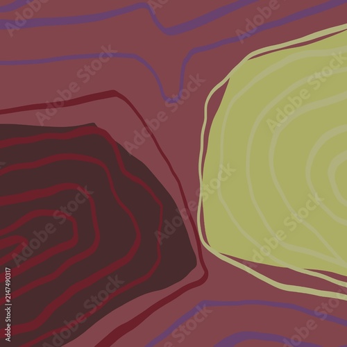 Abstract image for printing. Picture for modern interiors. The picture is painted by hand on a tablet.