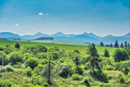 landscape with mountains