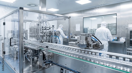 Automated Vaccine Vial Fill-Finish Line