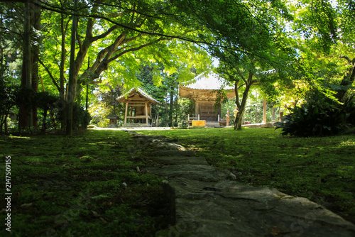 愛媛県大洲市　如法寺の風景