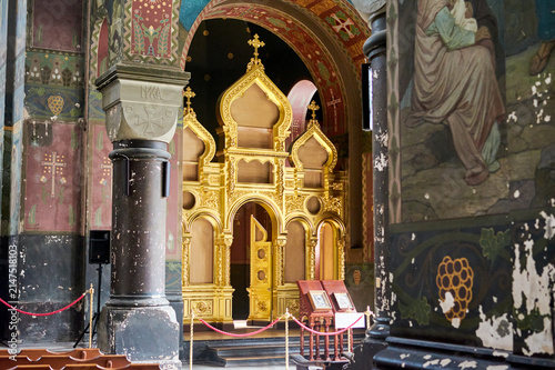 Fotografie Interior of a historic Orthodox church