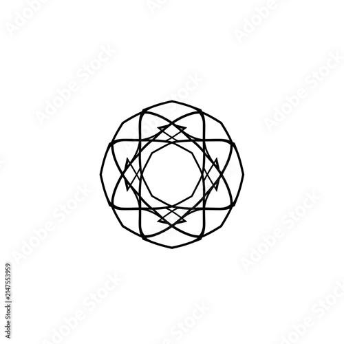 Geometric Abstract Mandala Pattern