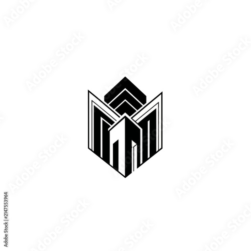 Geometric building abstract logo