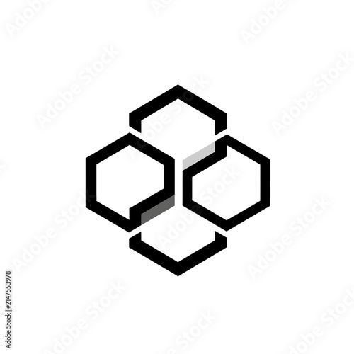 Geometric Hexagon Abstract Design