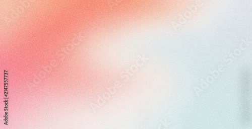 Obraz na plátně Beige orange pastel grainy gradient subtle colors background, noise texture copy