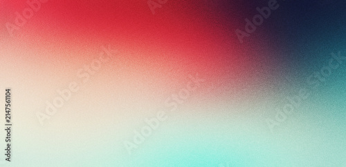 Grainy gradient background teal orange red blue retro noise texture summer banner poster backdrop design