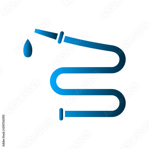 Hydrant water hose icon design template