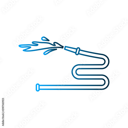 Hydrant water hose icon design template