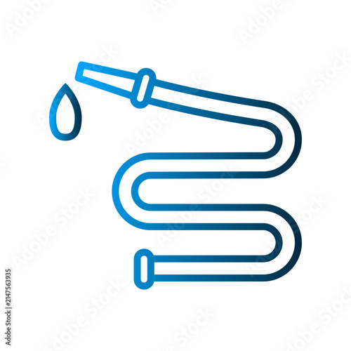 Hydrant water hose icon design template