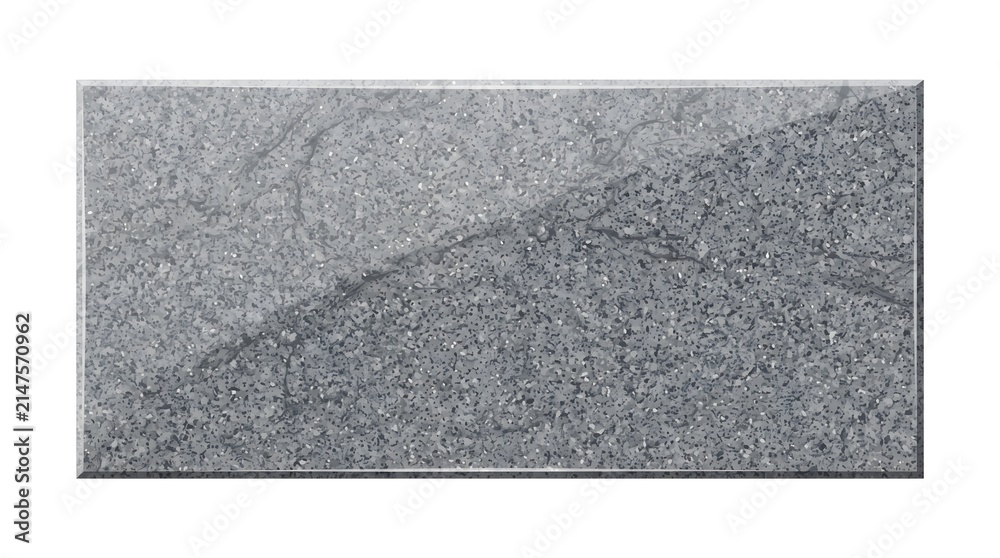 Fototapeta premium Granite Stone Slab Texture — Grey Charcoal Modern Minimalist Clean Vector