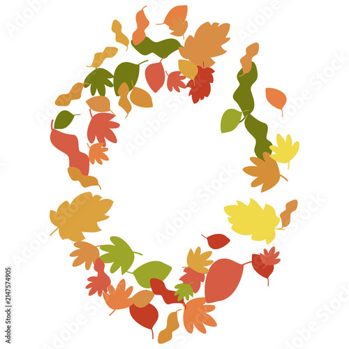 Decorative leaf twig illustration inspired by forest plants
