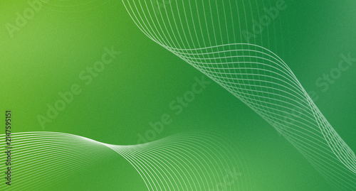 Photography Modern Abstract Wave Background in Green Gradient
