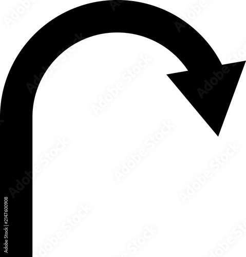 Arrow icon. Way direction sign. Road navigation arrows collection