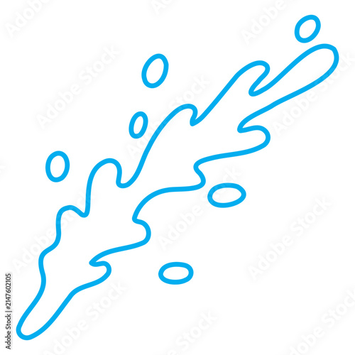 water splash vector illustration