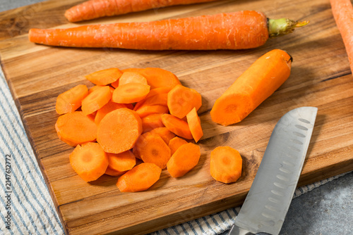 Organic Raw Cut Orange Carrots