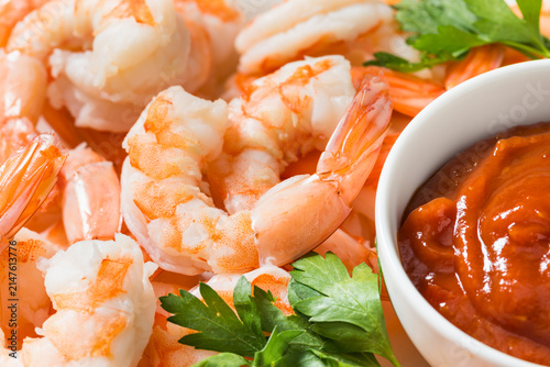 Savory Homemade Organic Shrimp Cocktail