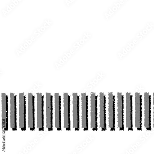 row of vertical bars illustration for symbolic representation of industrial object(s) 
