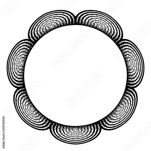 circular or round frame
