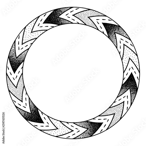 circular or round frame