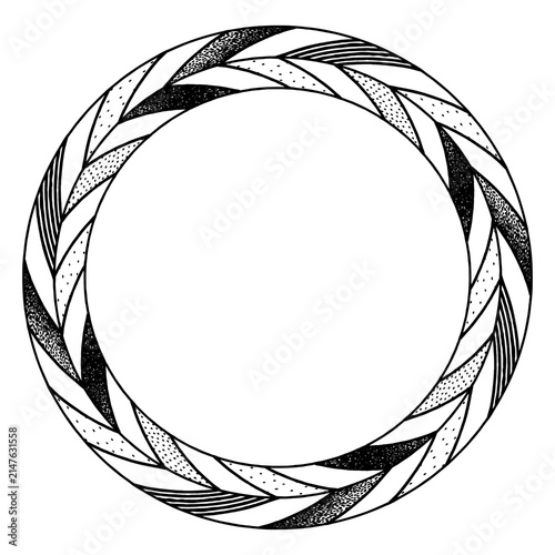 circular or round frame