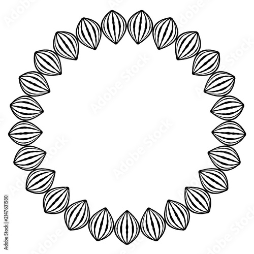 circular or round frame