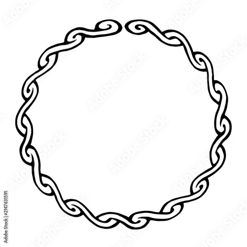 circular or round frame