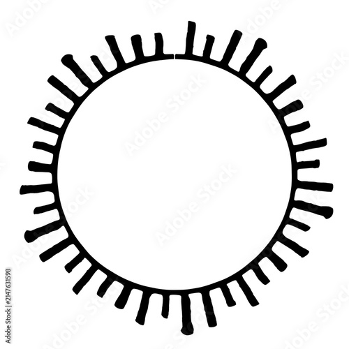 circular or round frame