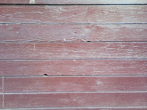 Foto Brown wooden plank wall texture background, horizontal weathered timber boards with natural grain and old paint surface, abstract rustic backdrop or wallpaper