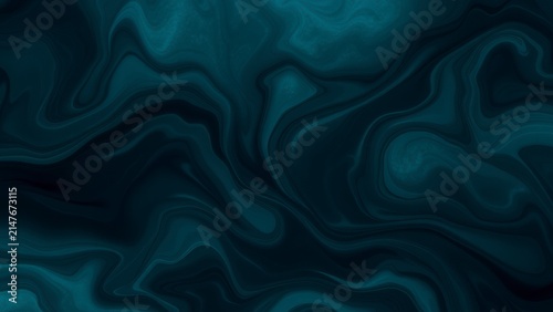 Abstract Dark Blue Liquid Marble Texture Background
