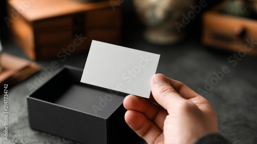 Business Card Mockup Template for Professional Corporate Branding, Modern Stationery Presentation, Marketing Design, Company Identity, Contact Information, and Business Promotion