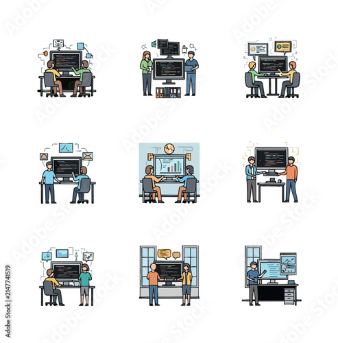 Team collaboration on computer programming tasks and data analysis