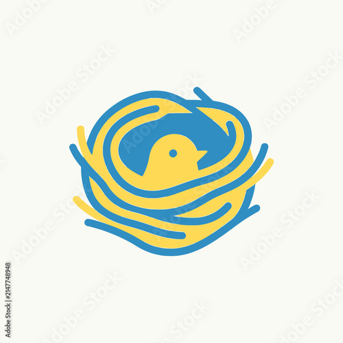 Bird Nest Kindergarten Logo