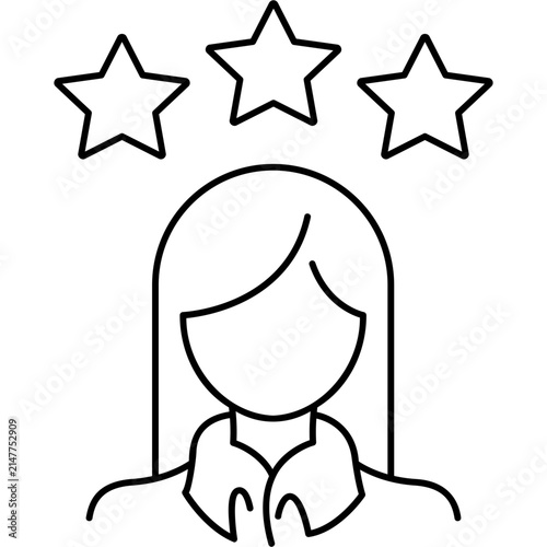 Line Customer Loyalty Icon
