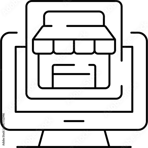 Line Marketplace Icon
