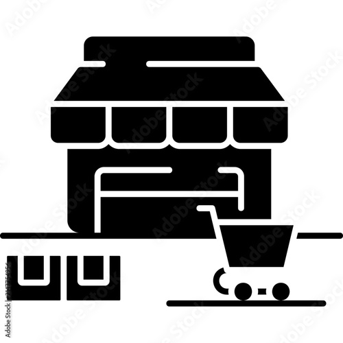 Solid Fill Retailer Icon