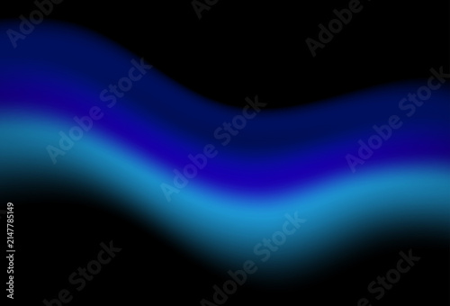 Abstract Blue Background Featuring Elegant Flowing Wavy Lines With Soft Gradient Texture For Modern Digital Design Projects